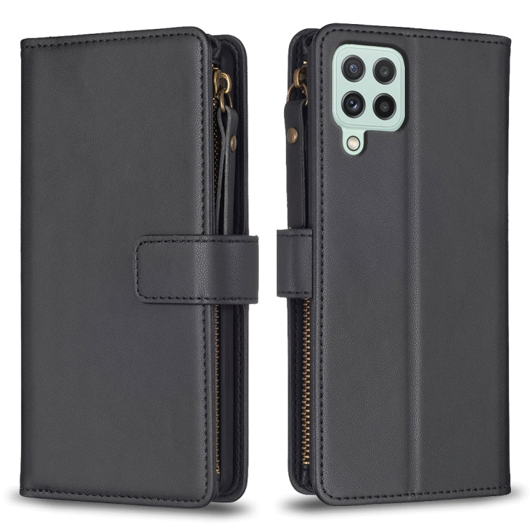 9 Card Slots Zipper Wallet Leather Flip Phone Case, For Samsung Galaxy A22 4G, For Samsung Galaxy A22 5G, For Samsung Galaxy S21 FE 5G, For Samsung Galaxy A23 4G, For Samsung Galaxy A32 4G, For Samsung Galaxy A72, For Samsung Galaxy A52                ...