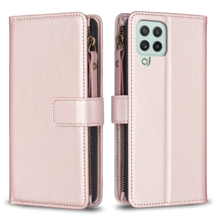 9 Card Slots Zipper Wallet Leather Flip Phone Case, For Samsung Galaxy A22 4G, For Samsung Galaxy A22 5G, For Samsung Galaxy S21 FE 5G, For Samsung Galaxy A23 4G, For Samsung Galaxy A32 4G, For Samsung Galaxy A72, For Samsung Galaxy A52                ...