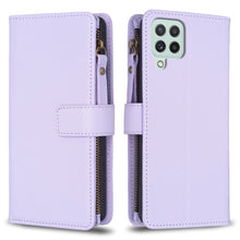 Load image into Gallery viewer, 9 Card Slots Zipper Wallet Leather Flip Phone Case, For Samsung Galaxy A22 4G, For Samsung Galaxy A22 5G, For Samsung Galaxy S21 FE 5G, For Samsung Galaxy A23 4G, For Samsung Galaxy A32 4G, For Samsung Galaxy A72, For Samsung Galaxy A52                ...