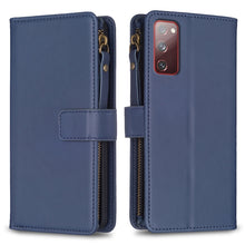 Load image into Gallery viewer, 9 Card Slots Zipper Wallet Leather Flip Phone Case, For Samsung Galaxy A14, For Samsung Galaxy S24+ 5G, For Samsung Galaxy A34 5G, For Samsung Galaxy S24 5G, For Samsung Galaxy A54 5G, For Samsung Galaxy S23 Ultra 5G, For Samsung Galaxy S23 5G         ...
