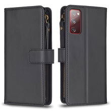 Load image into Gallery viewer, 9 Card Slots Zipper Wallet Leather Flip Phone Case, For Samsung Galaxy A14, For Samsung Galaxy S24+ 5G, For Samsung Galaxy A34 5G, For Samsung Galaxy S24 5G, For Samsung Galaxy A54 5G, For Samsung Galaxy S23 Ultra 5G, For Samsung Galaxy S23 5G         ...