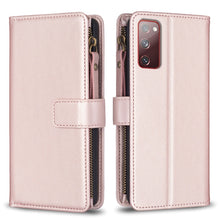 Load image into Gallery viewer, 9 Card Slots Zipper Wallet Leather Flip Phone Case, For Samsung Galaxy A14, For Samsung Galaxy S24+ 5G, For Samsung Galaxy A34 5G, For Samsung Galaxy S24 5G, For Samsung Galaxy A54 5G, For Samsung Galaxy S23 Ultra 5G, For Samsung Galaxy S23 5G         ...