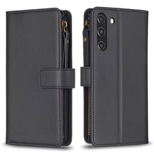 Load image into Gallery viewer, 9 Card Slots Zipper Wallet Leather Flip Phone Case, For Samsung Galaxy A22 4G, For Samsung Galaxy A22 5G, For Samsung Galaxy S21 FE 5G, For Samsung Galaxy A23 4G, For Samsung Galaxy A32 4G, For Samsung Galaxy A72, For Samsung Galaxy A52                ...