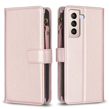 Load image into Gallery viewer, 9 Card Slots Zipper Wallet Leather Flip Phone Case, For Samsung Galaxy A32 5G, For Samsung Galaxy S21 5G, For Samsung Galaxy S21+ 5G, For Samsung Galaxy S21 Ultra 5G, For Samsung Galaxy A12, For Samsung Galaxy A42 5G, For Samsung Galaxy A31            ...