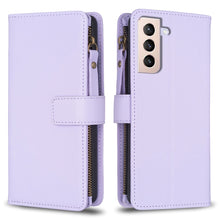 Load image into Gallery viewer, 9 Card Slots Zipper Wallet Leather Flip Phone Case, For Samsung Galaxy A32 5G, For Samsung Galaxy S21 5G, For Samsung Galaxy S21+ 5G, For Samsung Galaxy S21 Ultra 5G, For Samsung Galaxy A12, For Samsung Galaxy A42 5G, For Samsung Galaxy A31            ...