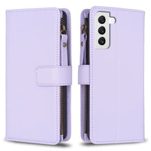 Load image into Gallery viewer, 9 Card Slots Zipper Wallet Leather Flip Phone Case, For Samsung Galaxy A73 5G, For Samsung Galaxy A33, For Samsung Galaxy A13, For Samsung Galaxy S22 Ultra 5G, For Samsung Galaxy S22+ 5G, For Samsung Galaxy S22 5G, For Samsung Galaxy A03s              ...