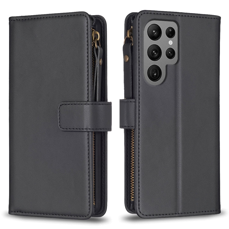 9 Card Slots Zipper Wallet Leather Flip Phone Case, For Samsung Galaxy A14, For Samsung Galaxy S24+ 5G, For Samsung Galaxy A34 5G, For Samsung Galaxy S24 5G, For Samsung Galaxy A54 5G, For Samsung Galaxy S23 Ultra 5G, For Samsung Galaxy S23 5G         ...