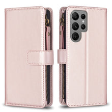 Load image into Gallery viewer, 9 Card Slots Zipper Wallet Leather Flip Phone Case, For Samsung Galaxy A14, For Samsung Galaxy S24+ 5G, For Samsung Galaxy A34 5G, For Samsung Galaxy S24 5G, For Samsung Galaxy A54 5G, For Samsung Galaxy S23 Ultra 5G, For Samsung Galaxy S23 5G         ...