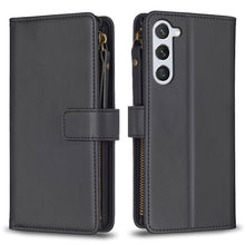 Load image into Gallery viewer, 9 Card Slots Zipper Wallet Leather Flip Phone Case, For Samsung Galaxy A14, For Samsung Galaxy S24+ 5G, For Samsung Galaxy A34 5G, For Samsung Galaxy S24 5G, For Samsung Galaxy A54 5G, For Samsung Galaxy S23 Ultra 5G, For Samsung Galaxy S23 5G         ...