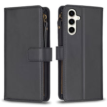 Load image into Gallery viewer, 9 Card Slots Zipper Wallet Leather Flip Phone Case, For Samsung Galaxy S24+ 5G, For Samsung Galaxy S23 FE 5G, For Samsung Galaxy S24 5G, For Samsung Galaxy A34 5G, For Samsung Galaxy A54 5G, For Samsung Galaxy S23 Ultra 5G, For Samsung Galaxy S23 5G   ...