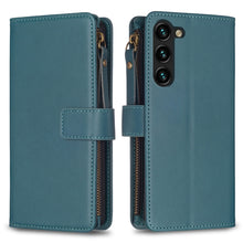Load image into Gallery viewer, 9 Card Slots Zipper Wallet Leather Flip Phone Case, For Samsung Galaxy A14, For Samsung Galaxy S24+ 5G, For Samsung Galaxy A34 5G, For Samsung Galaxy S24 5G, For Samsung Galaxy A54 5G, For Samsung Galaxy S23 Ultra 5G, For Samsung Galaxy S23 5G         ...