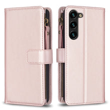 Load image into Gallery viewer, 9 Card Slots Zipper Wallet Leather Flip Phone Case, For Samsung Galaxy A14, For Samsung Galaxy S24+ 5G, For Samsung Galaxy A34 5G, For Samsung Galaxy S24 5G, For Samsung Galaxy A54 5G, For Samsung Galaxy S23 Ultra 5G, For Samsung Galaxy S23 5G         ...