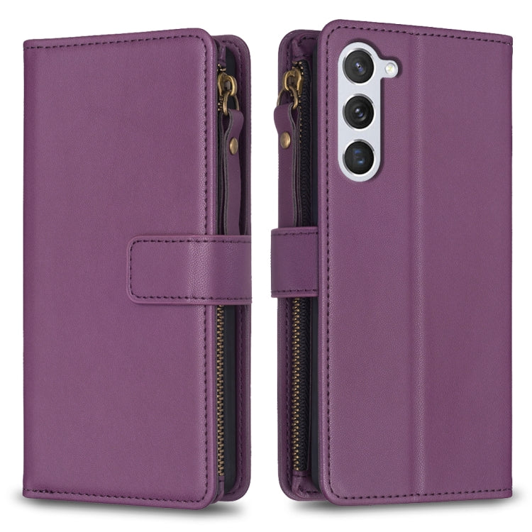 9 Card Slots Zipper Wallet Leather Flip Phone Case, For Samsung Galaxy A14, For Samsung Galaxy S24+ 5G, For Samsung Galaxy A34 5G, For Samsung Galaxy S24 5G, For Samsung Galaxy A54 5G, For Samsung Galaxy S23 Ultra 5G, For Samsung Galaxy S23 5G         ...