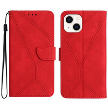 Load image into Gallery viewer, Stitching Embossed Leather Phone Case, For iPhone 16, For iPhone 15 Pro Max, For iPhone 15 Pro, For iPhone 15 Plus, For iPhone 15