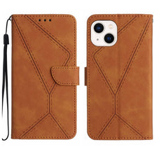 Load image into Gallery viewer, Stitching Embossed Leather Phone Case, For iPhone 16, For iPhone 15 Pro Max, For iPhone 15 Pro, For iPhone 15 Plus, For iPhone 15