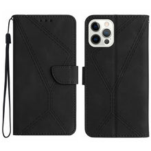 Load image into Gallery viewer, Stitching Embossed Leather Phone Case, For iPhone 17e / 16e, For iPhone 17 Pro Max, For iPhone 17 Pro, For iPhone 17, For iPhone Air, For iPhone 16 Pro Max, For iPhone 16 Pro, For iPhone 16 Plus