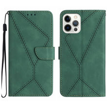 Load image into Gallery viewer, Stitching Embossed Leather Phone Case, For iPhone 17e / 16e, For iPhone 17 Pro Max, For iPhone 17 Pro, For iPhone 17, For iPhone Air, For iPhone 16 Pro Max, For iPhone 16 Pro, For iPhone 16 Plus