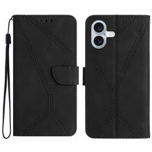 Load image into Gallery viewer, Stitching Embossed Leather Phone Case, For iPhone 17e / 16e, For iPhone 17 Pro Max, For iPhone 17 Pro, For iPhone 17, For iPhone Air, For iPhone 16 Pro Max, For iPhone 16 Pro, For iPhone 16 Plus