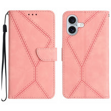 Load image into Gallery viewer, Stitching Embossed Leather Phone Case, For iPhone 16, For iPhone 15 Pro Max, For iPhone 15 Pro, For iPhone 15 Plus, For iPhone 15