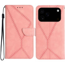 Load image into Gallery viewer, Stitching Embossed Leather Phone Case, For iPhone 17e / 16e, For iPhone 17 Pro Max, For iPhone 17 Pro, For iPhone 17, For iPhone Air, For iPhone 16 Pro Max, For iPhone 16 Pro, For iPhone 16 Plus