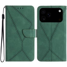 Load image into Gallery viewer, Stitching Embossed Leather Phone Case, For iPhone 17e / 16e, For iPhone 17 Pro Max, For iPhone 17 Pro, For iPhone 17, For iPhone Air, For iPhone 16 Pro Max, For iPhone 16 Pro, For iPhone 16 Plus