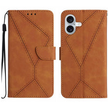 Load image into Gallery viewer, Stitching Embossed Leather Phone Case, For iPhone 17e / 16e, For iPhone 17 Pro Max, For iPhone 17 Pro, For iPhone 17, For iPhone Air, For iPhone 16 Pro Max, For iPhone 16 Pro, For iPhone 16 Plus