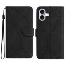 Load image into Gallery viewer, Stitching Embossed Leather Phone Case, For iPhone 17e / 16e, For iPhone 17 Pro Max, For iPhone 17 Pro, For iPhone 17, For iPhone Air, For iPhone 16 Pro Max, For iPhone 16 Pro, For iPhone 16 Plus