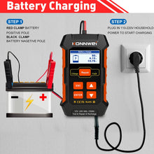 Load image into Gallery viewer, KONNWEI KW520 12V / 24V 3 in 1 Car Battery Tester with Detection &amp; Repair &amp; Charging Function, KW520