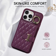 Load image into Gallery viewer, Horizontal Card Bag Ring Holder Phone Case with Dual Lanyard, For iPhone 13, For iPhone 12, For iPhone 12 Pro Max, For iPhone 12 Pro, For iPhone 11 Pro Max, For iPhone 11