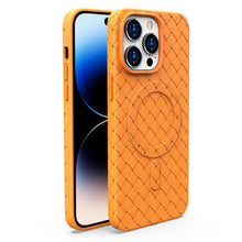 Load image into Gallery viewer, Woven Pattern MagSafe Magnetic Cooling Phone Case, For iPhone 14, For iPhone 14 Pro, For iPhone 14 Pro Max, For iPhone 13 Pro Max, For iPhone 13 Pro, For iPhone 13