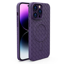 Load image into Gallery viewer, Woven Pattern MagSafe Magnetic Cooling Phone Case, For iPhone 14, For iPhone 14 Pro, For iPhone 14 Pro Max, For iPhone 13 Pro Max, For iPhone 13 Pro, For iPhone 13