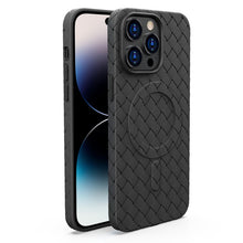 Load image into Gallery viewer, Woven Pattern MagSafe Magnetic Cooling Phone Case, For iPhone 14, For iPhone 14 Pro, For iPhone 14 Pro Max, For iPhone 13 Pro Max, For iPhone 13 Pro, For iPhone 13