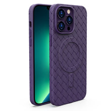 Load image into Gallery viewer, Woven Pattern MagSafe Magnetic Cooling Phone Case, For iPhone 14, For iPhone 14 Pro, For iPhone 14 Pro Max, For iPhone 13 Pro Max, For iPhone 13 Pro, For iPhone 13