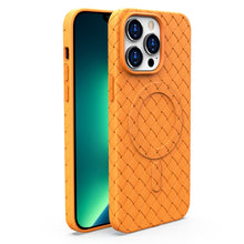 Load image into Gallery viewer, Woven Pattern MagSafe Magnetic Cooling Phone Case, For iPhone 14, For iPhone 14 Pro, For iPhone 14 Pro Max, For iPhone 13 Pro Max, For iPhone 13 Pro, For iPhone 13