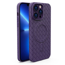 Load image into Gallery viewer, Woven Pattern MagSafe Magnetic Cooling Phone Case, For iPhone 14, For iPhone 14 Pro, For iPhone 14 Pro Max, For iPhone 13 Pro Max, For iPhone 13 Pro, For iPhone 13