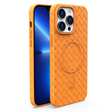 Load image into Gallery viewer, Woven Pattern MagSafe Magnetic Cooling Phone Case, For iPhone 14, For iPhone 14 Pro, For iPhone 14 Pro Max, For iPhone 13 Pro Max, For iPhone 13 Pro, For iPhone 13
