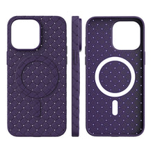 Load image into Gallery viewer, Woven Pattern MagSafe Magnetic Cooling Phone Case, For iPhone 14, For iPhone 14 Pro, For iPhone 14 Pro Max, For iPhone 13 Pro Max, For iPhone 13 Pro, For iPhone 13