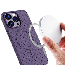 Load image into Gallery viewer, Woven Pattern MagSafe Magnetic Cooling Phone Case, For iPhone 14, For iPhone 14 Pro, For iPhone 14 Pro Max, For iPhone 13 Pro Max, For iPhone 13 Pro, For iPhone 13