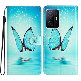 Colored Drawing Leather Phone Case, For Xiaomi Mi 11T / Mi 11T Pro, For Xiaomi Redmi 10, For Xiaomi Redmi Note 10 5G, For Xiaomi Redmi 9A