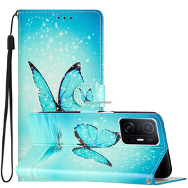 Colored Drawing Leather Phone Case, For Xiaomi Mi 11T / Mi 11T Pro, For Xiaomi Redmi 10, For Xiaomi Redmi Note 10 5G, For Xiaomi Redmi 9A