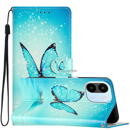 Colored Drawing Leather Phone Case, For Xiaomi Redmi  A1, For Xiaomi Redmi 10A, For Xiaomi Redmi 10C, For Xiaomi Redmi 10 2022