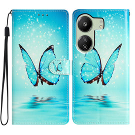 Colored Drawing Leather Phone Case, For Xiaomi Redmi 13C, For Xiaomi Redmi 12C, For Xiaomi 13T 5G, For Xiaomi Redmi K60