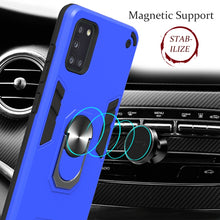 Load image into Gallery viewer, 2 in 1 Armour Series PC + TPU Protective Case with Ring Holder, For Samsung Galaxy A31