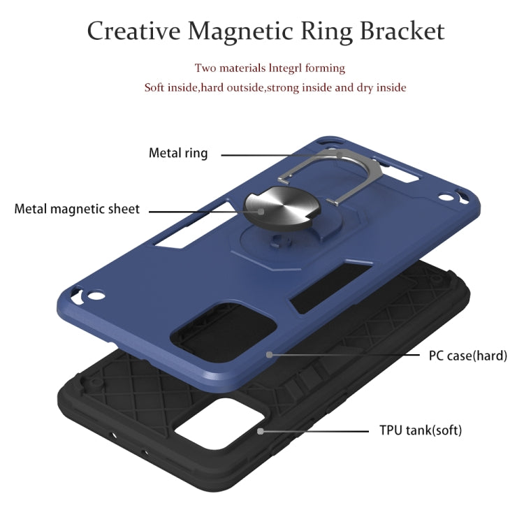 2 in 1 Armour Series PC + TPU Protective Case with Ring Holder, For Samsung Galaxy A31