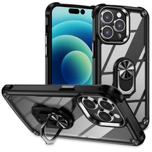 Load image into Gallery viewer, TPU + PC Lens Protection Phone Case with Ring Holder, For iPhone 15 Pro, For iPhone 15 Plus, For iPhone 15