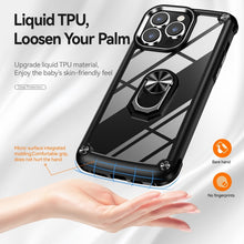 Load image into Gallery viewer, TPU + PC Lens Protection Phone Case with Ring Holder, For iPhone 15 Pro, For iPhone 15 Plus, For iPhone 15