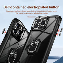 Load image into Gallery viewer, TPU + PC Lens Protection Phone Case with Ring Holder, For iPhone 15 Pro, For iPhone 15 Plus, For iPhone 15