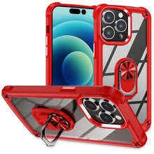 Load image into Gallery viewer, TPU + PC Lens Protection Phone Case with Ring Holder, For iPhone 15 Pro, For iPhone 15 Plus, For iPhone 15