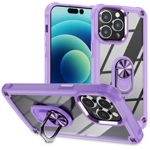 Load image into Gallery viewer, TPU + PC Lens Protection Phone Case with Ring Holder, For iPhone 15 Pro, For iPhone 15 Plus, For iPhone 15