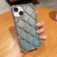 Load image into Gallery viewer, 3D Diamond Lattice Laser Engraving Glitter Paper Phone Case, For iPhone 15 Pro Max, For iPhone 14 / 13, For iPhone 14 Pro, For iPhone 15 Pro, For iPhone 14 Pro Max, For iPhone 13 Pro Max, For iPhone 15, For iPhone 13 Pro